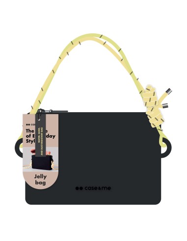 SBS CMSILBAGCUSTOMMBLK JELLY BAGS BORSA TAGLIA M IN SILICONE NERO