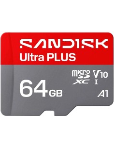 SANDISK MICROSD ULTRA PLUS 64GB + ADATTATORE SD V.150MB/S