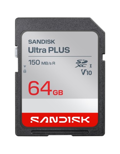 SANDISK S.DIGITAL ULTRA PLUS 64GB 150MB/S