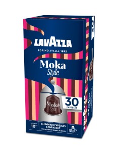LAVAZZA 7959 ASTUCCIO 30 NCC ALU   MOKASTYLE CAPSULE COMP. NESPRESSO