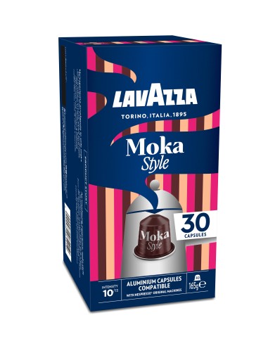 LAVAZZA 7959 ASTUCCIO 30 NCC ALU   MOKASTYLE CAPSULE COMP. NESPRESSO