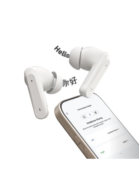 SBS TEEARTWSMAIBTW TWS NEXA AI AURICOLARI TWS NEXA AI TOUCH BIANCO