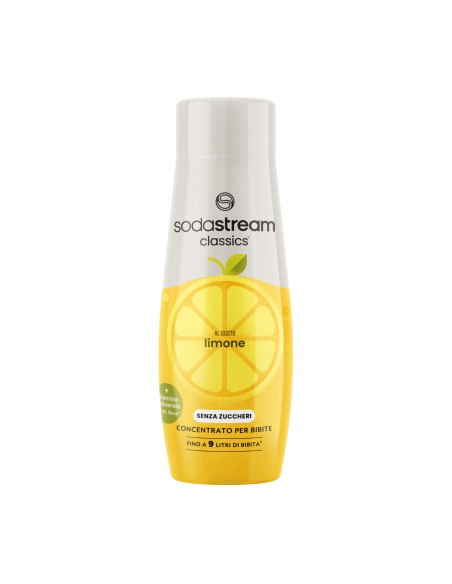 SODASTREAM LIMONE CONCENTRATO ZERO SENZA ZUCCHERI 440ML PER BIBITE