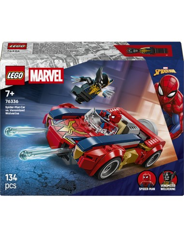 LEGO SUPER HEROES MARVEL AUTO DI   SPIDER-MAN VS. VENOMIZED WOLVERINE
