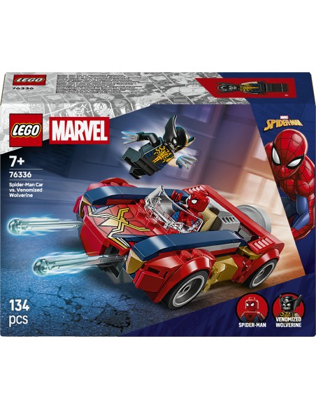 LEGO SUPER HEROES MARVEL AUTO DI   SPIDER-MAN VS. VENOMIZED WOLVERINE