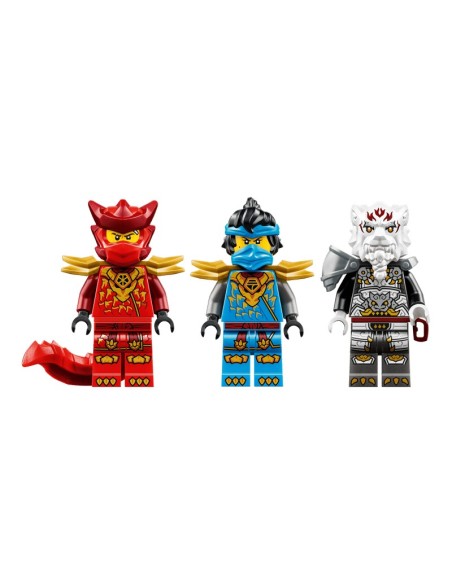 LEGO NINJAGO ZILVAR E GRIMTAK LA BESTIA DRAGO