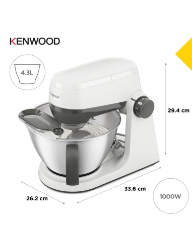 KENWOOD DL KHC30.000WH IMPASTATRICEPLANETARIA 1000W 7VEL/CIOTOLA 4,3LT