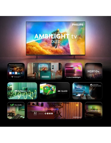 PHILIPS 55PQS8501/12 TVC 55" QLED  4K SMART AMBILIGHT TVSAT
