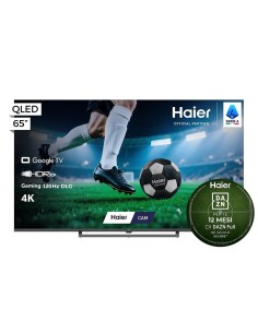 HAIER H65S80GUX TVC 65" 4K QLED    GOOGLE 120HZ