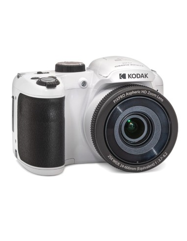 KODAK AZ255W BIANCO 16MP CMOS 25X 3" FHD B.AA FOTOCAMERA BRIDGE