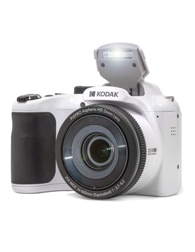 KODAK AZ255W BIANCO 16MP CMOS 25X 3" FHD B.AA FOTOCAMERA BRIDGE