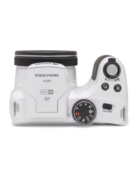 KODAK AZ255W BIANCO 16MP CMOS 25X 3" FHD B.AA FOTOCAMERA BRIDGE