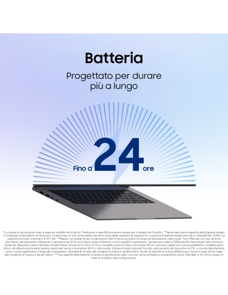SAMSUNG GALAXY BOOK6 NOTEBOOK U5   325 16GB 512GB 16" 47 TOPS