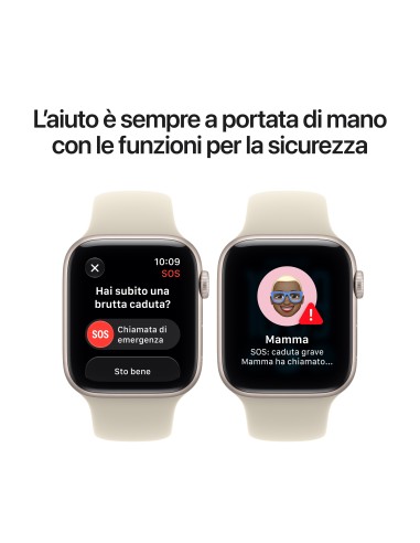 APPLE WATCH SE 3 GPS 44MM STARLIGHT ALUM. CASE WITH SAND SP. BAND S/M