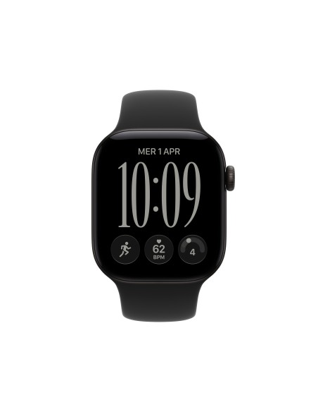 APPLE WATCH SERIES 12 GPS 42MM BLACK ALUM. CASE WITH BLACK SPORT M/L
