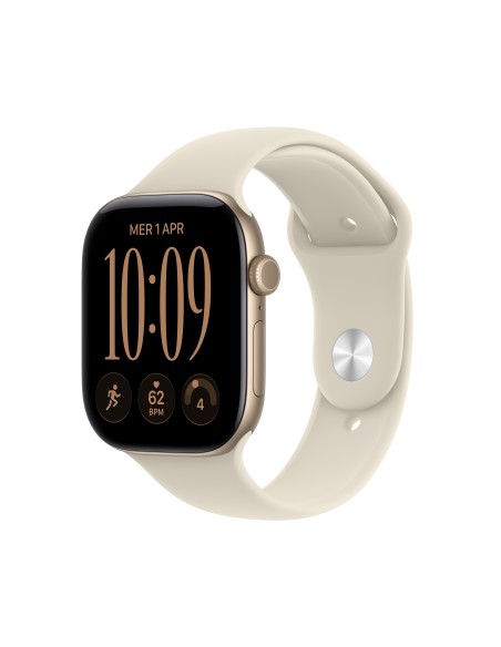 APPLE WATCH SERIES 12 GPS 46MM LIGHT GOLD ALUM. CASE WITH SAND SP. S/M