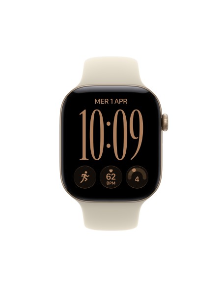 APPLE WATCH SERIES 12 GPS 46MM LIGHT GOLD ALUM. CASE WITH SAND SP. S/M