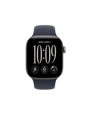 APPLE WATCH SERIES 12 GPS 42MM SPACE GREY ALUM. CASE WITH NAVY BLU M/L