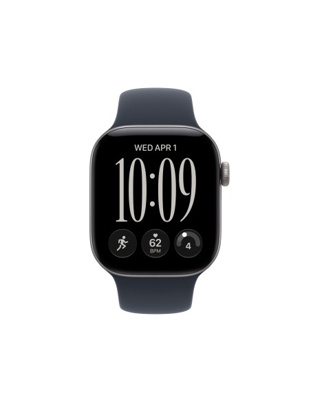APPLE WATCH SERIES 12 GPS 42MM SPACE GREY ALUM. CASE WITH NAVY BLU M/L