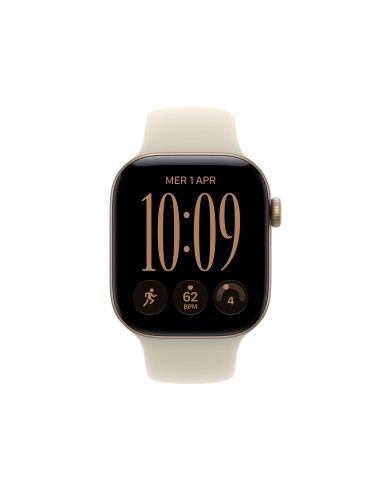 APPLE WATCH SERIES 12 GPS 42MM LIGHT GOLD ALUM. CASE WITH SAND SP. S/M