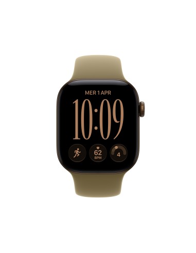 APPLE WATCH SERIES 12 GPS 42MM DARK BRONZE ALUM. CASE WITH OLIVE M/L