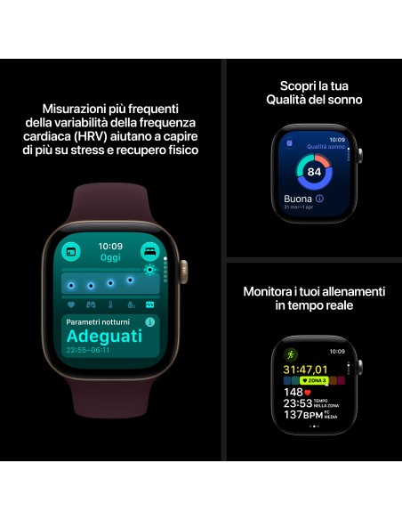 APPLE WATCH SERIES 12 GPS 42MM DARK BRONZE ALUM. CASE WITH OLIVE M/L