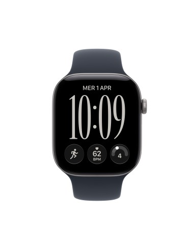 APPLE WATCH SERIES 12 GPS 46MM SPACE GREY ALUM. CASE WITH NAVY BLU M/L