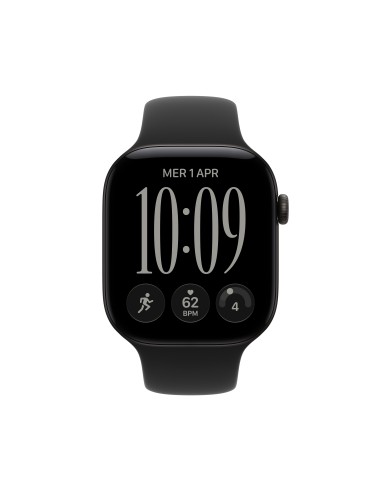 APPLE WATCH SERIES 12 GPS 46MM BLACK ALUM. CASE WITH BLACK SPORT M/L