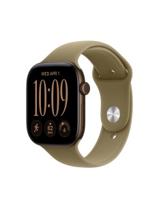 APPLE WATCH SERIES 12 GPS 46MM DARK BRONZE ALUM. CASE WITH OLIVE M/L