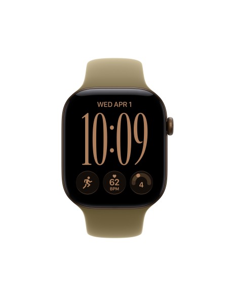 APPLE WATCH SERIES 12 GPS 46MM DARK BRONZE ALUM. CASE WITH OLIVE M/L