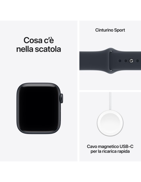 APPLE WATCH SE 3 GPS 40MM MIDNIGHT  ALUM. CASE WITH NAVY BLUE SP. S/M
