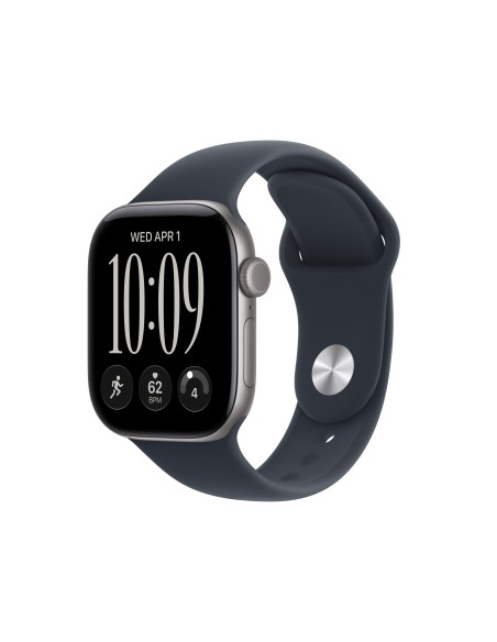 APPLE WATCH SERIES 12 GPS 42MM SPACE GREY ALUM. CASE WITH NAVY BLU S/M