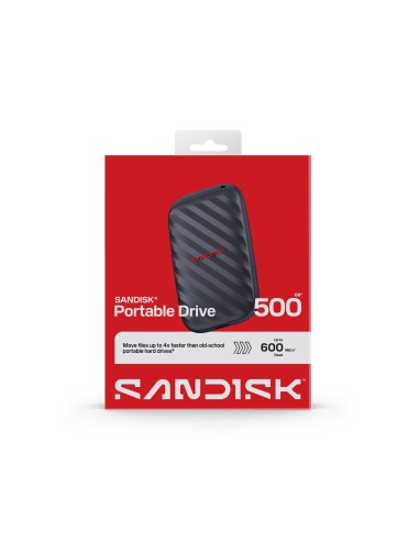 SANDISK SSD ESTERNO 500GB USB-C 3.2 600MB/S