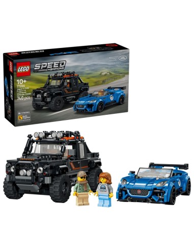 LEGO SPEED CHAMPIONS JAGUAR PROJECT 7 E LAND ROVER DEFENDER
