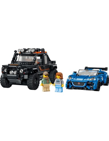 LEGO SPEED CHAMPIONS JAGUAR PROJECT 7 E LAND ROVER DEFENDER