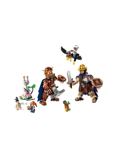 LEGO ONE PIECE DORI CONTRO BROGI   GIGANTI DI LITTLE GARDEN