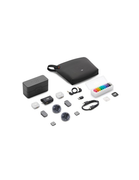 DJI MIC MINI 2 (2TX + 1RX + CASE) MICROFONO WIRELESS