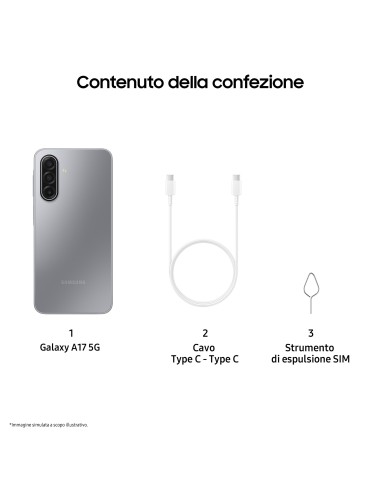 TIM A17 4+128GB GRAY LTE