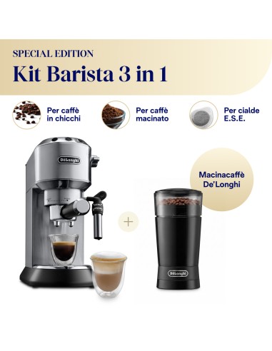 DE LONGHI EC685.M DEDICA MACCHINA CAFFE'+MACINA CAFFE KG200