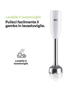 BRAUN MQ10.202MWH MIXER 450W 2