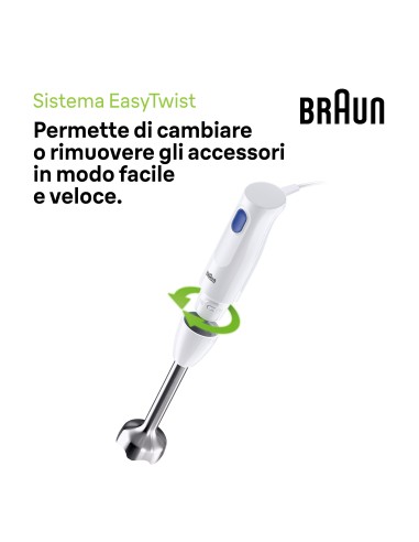 BRAUN MQ10.202MWH MIXER 450W