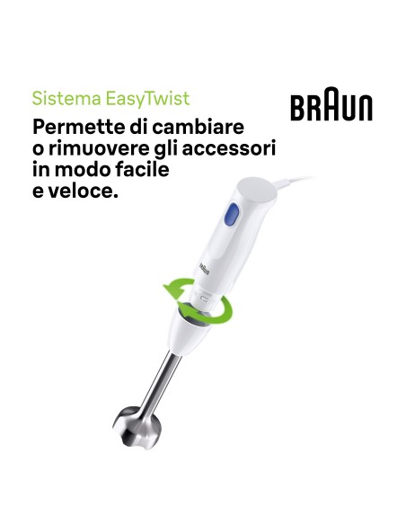 BRAUN MQ10.202MWH MIXER 450W