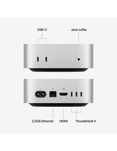 APPLE MHQM4TY/A MAC MINI M6 12C CPU12C GPU 24GB 512GB