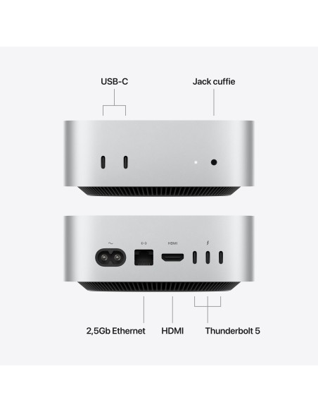 APPLE MHQN4TY/A MAC MINI M6 15C CPU16C GPU 24GB 512GB