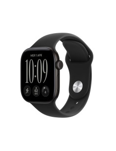 APPLE WATCH SERIES 12 GPS + CELL.  42MM BLACK ALUM. CASE WITH BLK S/M