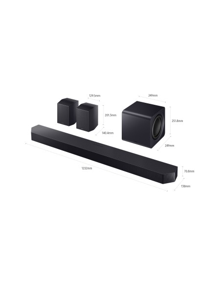 SAMSUNG HW-Q990H SOUNDBAR 11.1.4 + SUB WIRELESS 756W DOLBY ATMOS