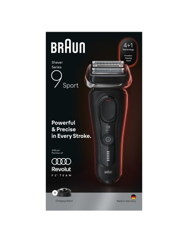 BRAUN SERIES 9 SPORT RASOIO 9110S  NERO