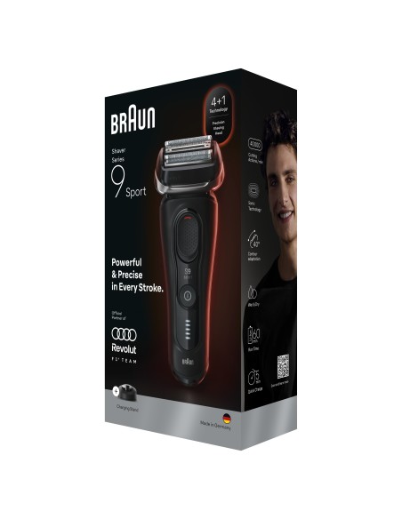 BRAUN SERIES 9 SPORT RASOIO 9110S  NERO