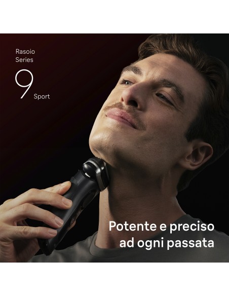 BRAUN SERIES 9 SPORT RASOIO 9110S  NERO