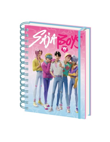 K-POP DEMON HUNTERS (SAJA BOYS) A5  WIRO NOTEBOOK